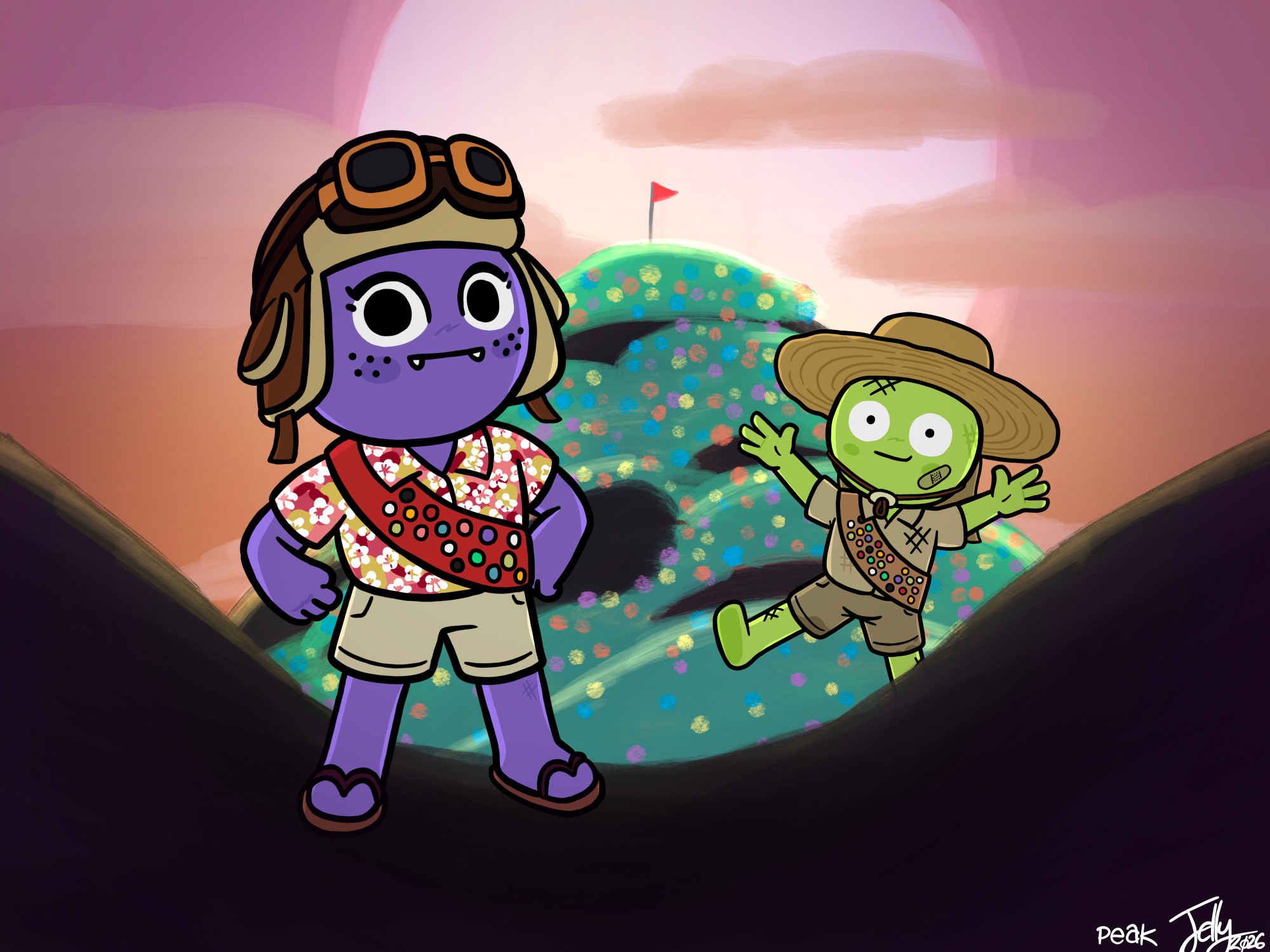 Jelly and Dan play Peak